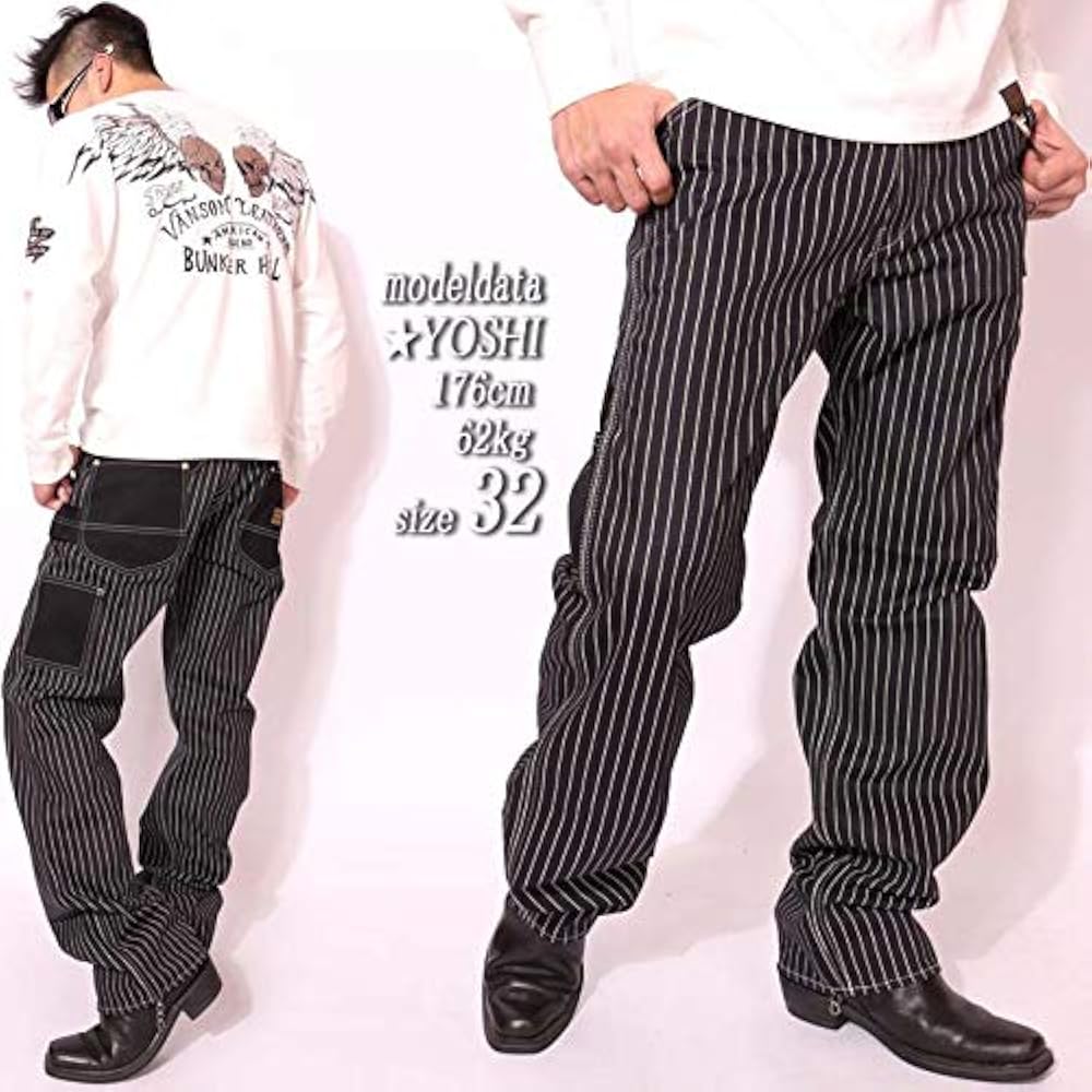 バンソン ペンタァーパンツ ウォバッシュ ブラック BＬ301 楽天市場】VANSON バンソン パンツ ペインターパンツ デニム